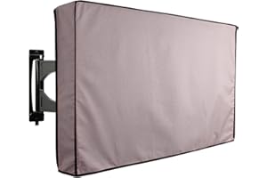 KHOMO GEAR Outdoor TV Cover Universal Weatherproof Protector for 40-42 Inch TV - Fits Most Mounts & Brackets, Grey (VC-tv-cover-40-grey)