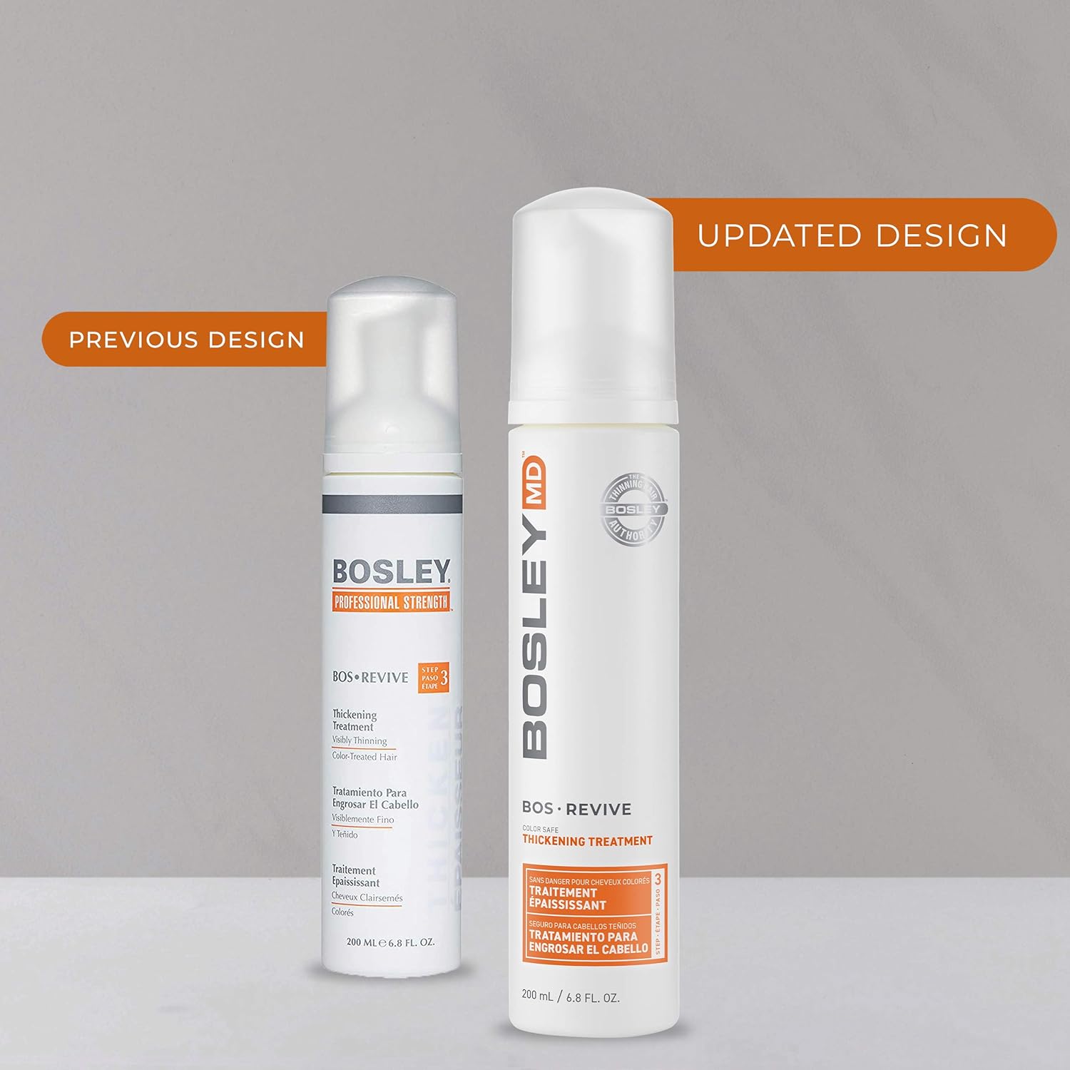 BosleyMD BosRevive Thickening Treatment for Noticeably Thinning Hair (Color Safe), 6.8 fl oz.: Bosley: Premium Beauty
