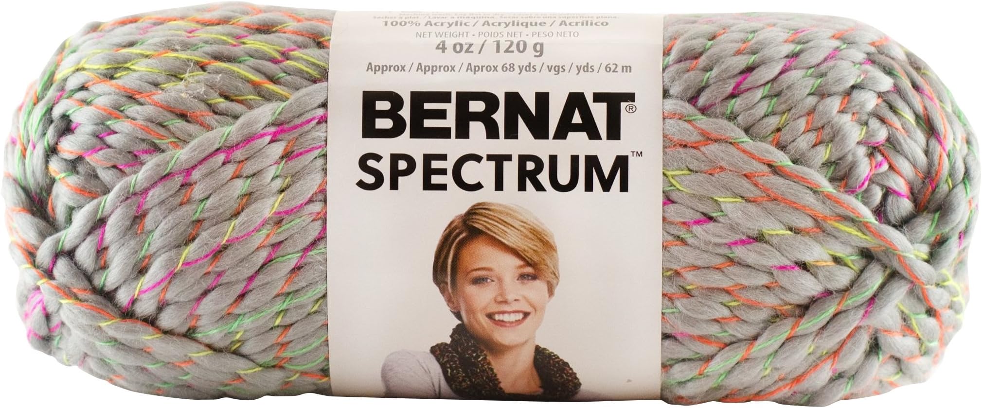 Bernat Spectrum Yarn, 4.2 Ounce, Foglights, Single Ball