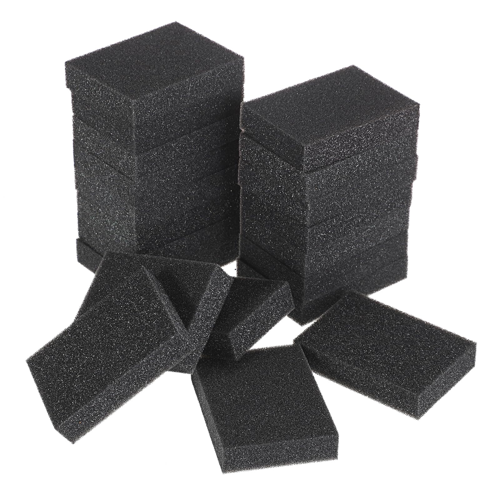 BSTKEY 20 Pcs Sports Card Dividers for Storage Boxes Sponge Separators, Black Trading Game Card Divider Gift Shock Absorbing Sponge Separator Box Divider