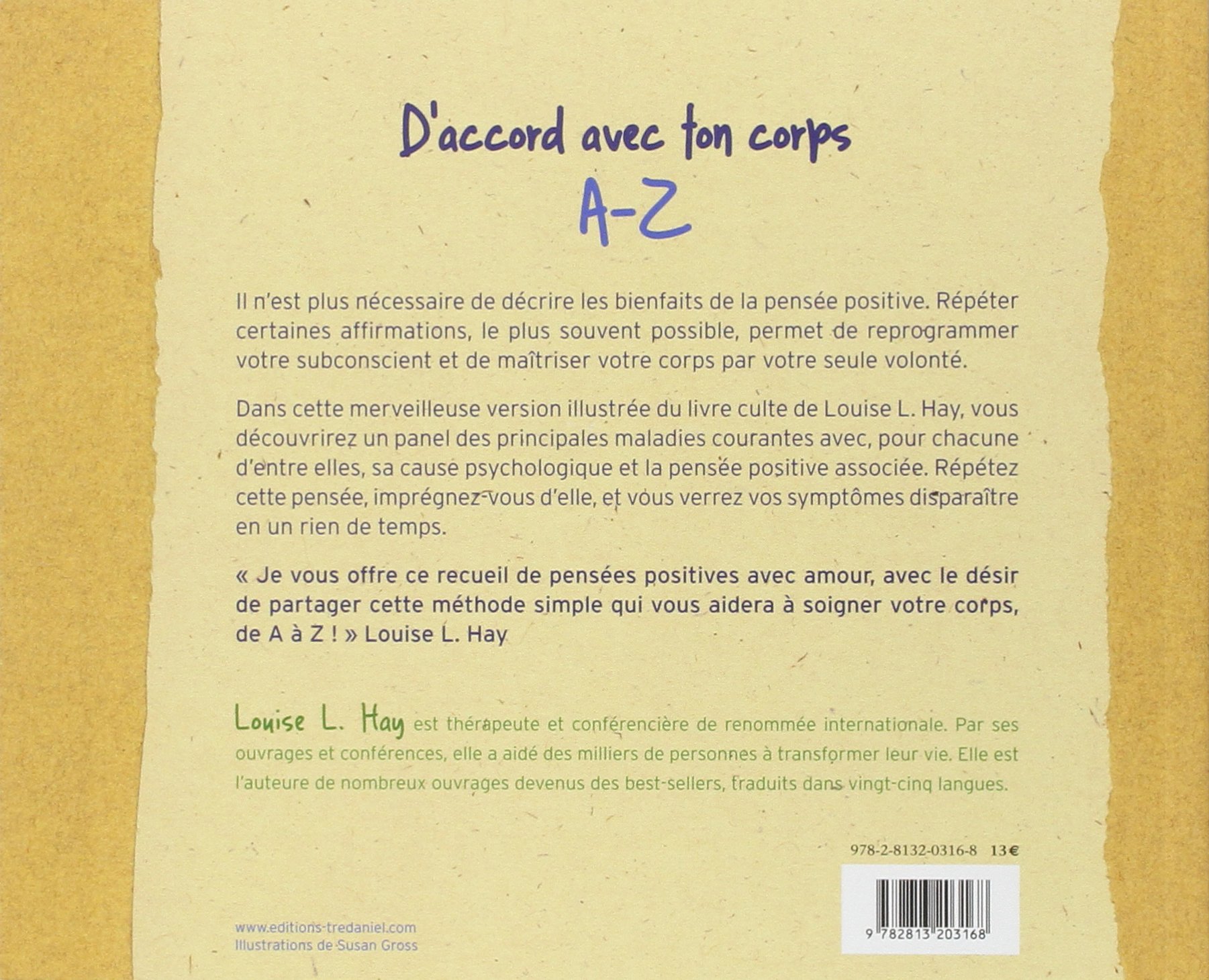D Accord Avec Ton Corps De A A Z French Edition Hay Louise Walker Gary Amazon Com Books