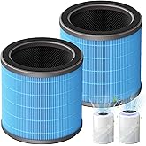AP070B Replacement Filt-ers for Aircillin AP070A & AP070B Air Purifier, 4-in-1 High-Efficiency Air Filt-er with Activated Carbon, 2 Pack