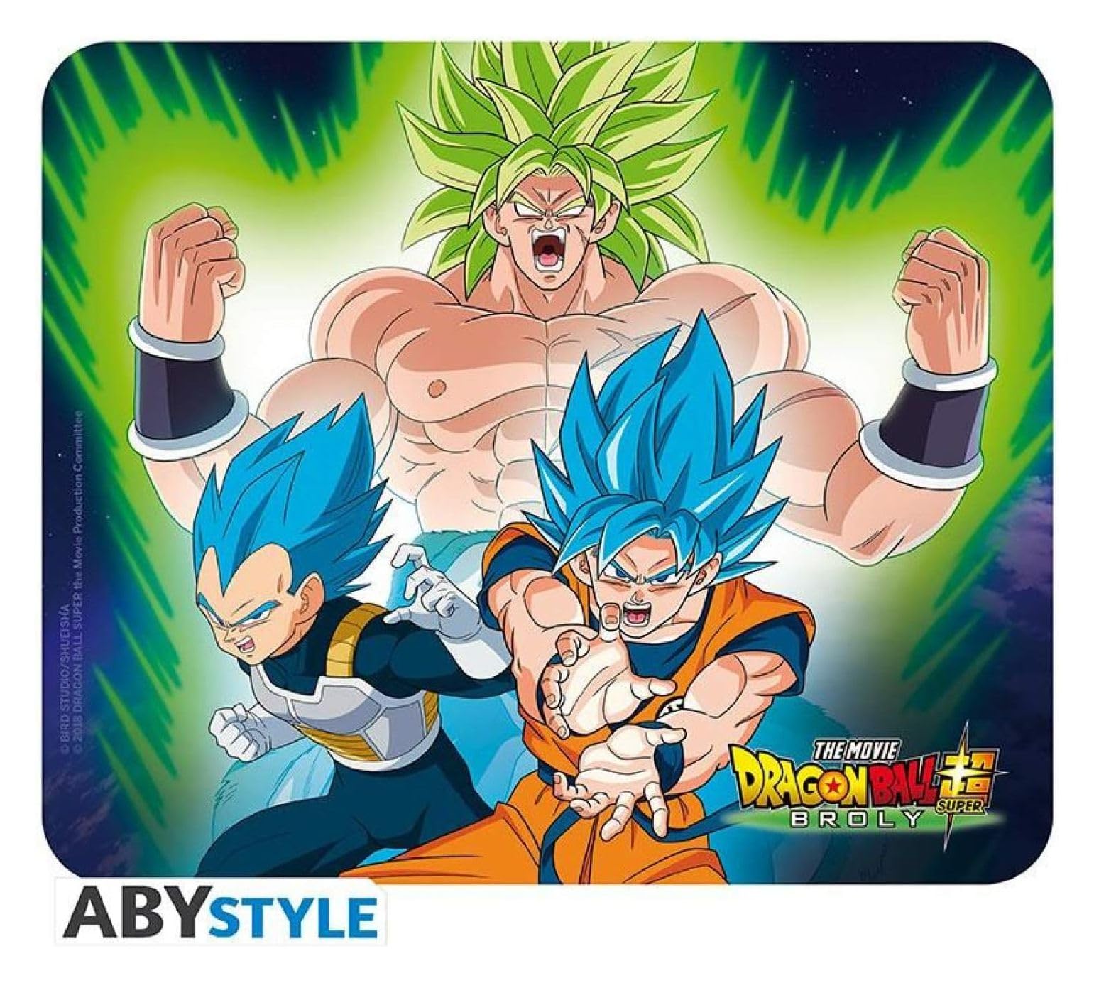 ABYstyle - DRAGON BALL BROLY - Mousepad - Broly VS Goku & Vegeta