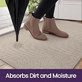 DEXI Indoor Door Mat 60x90 cm Non Slip Rubber Backing Beige view 5