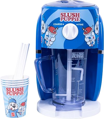 Fizz Creations Slush Puppie Snow Cone Machine Slushy Maker Ice Shaver 1 Litre