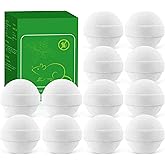 12 Pack Rats Repellent, Natural Peppermint Oil Mouse and Rats Repellent, Peppermint Balls for Mice, Roaches, Moles, Squirrels, Ants, Moths, Indoor & Outdoor Use, Safe for Pets & Kids