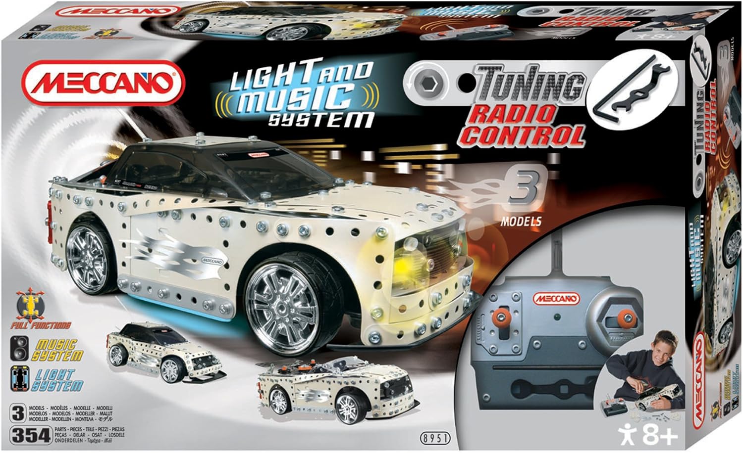 meccano radio control car