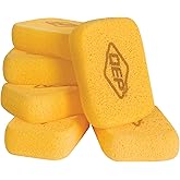 QEP 70005Q-6D 7.5 Inch x 5.5 Inch x 1.875 Inch Grouting, Cleaning and Washing Sponge, X-Large, 6-Pack