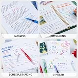 KERIFI Liquid Ink Rollerball Pens 12 Coloured 0.5mm Quick Dry Smooth Writing view 4