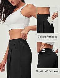 Ewedoos Wide Leg Pants Woman Stretchy Work Dress