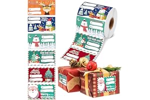 200 PCS Christmas Gift Tags-2.95 x 1.6 Inch for Presents Wrapping & Decor-Gift for Women,Men,Mom-Christmas Decorations