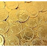 St. Patrick's Day Gold Coins Milk Chocolate Candy, Large 1.5 Inch, Bulk Candy, 2 Lbs