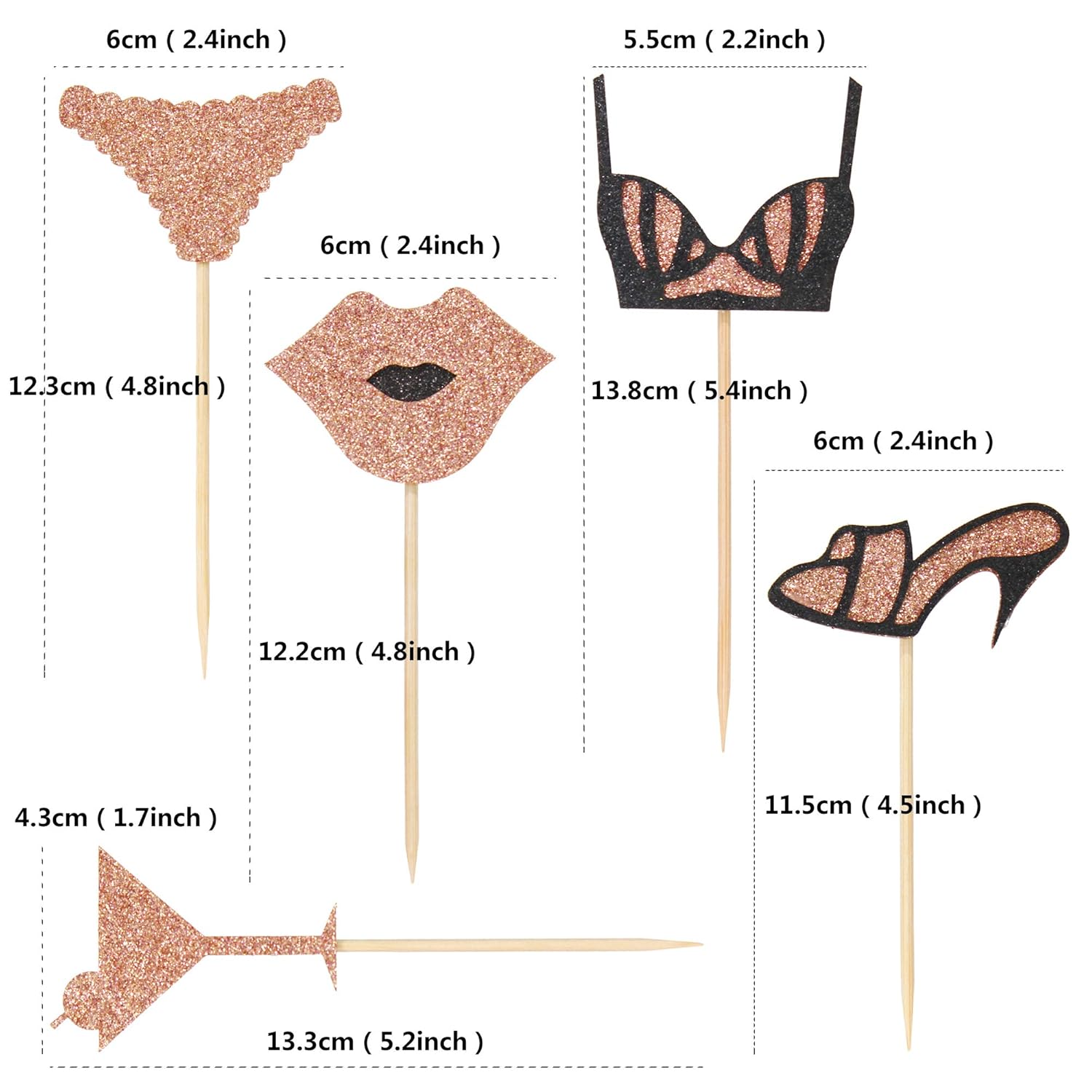 Newqueen - Sujetador de tacón alto para decoración de ...