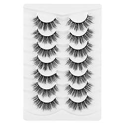 Onlyall Lashes Mink False Eyelashes Natural Wispy