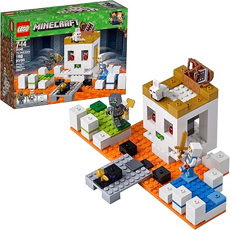 Amazon Com Lego Minecraft The Skull Arena Building Kit 198 Pieces Toys Games