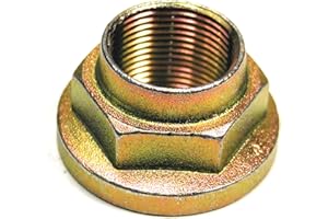 Atlantic British Ltd. Front and Rear Axle Nut CDU1534L for Land Rover Discovery 2, Range Rover P38, and Freelander