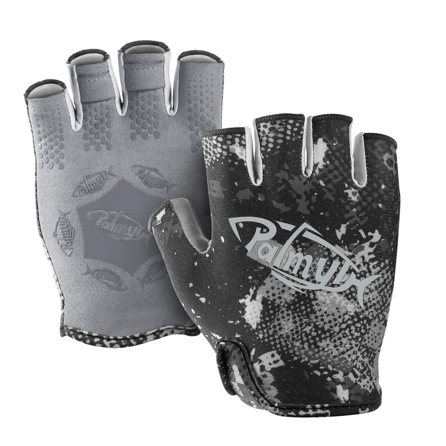 Palmyth Stubby UV Fishing Gloves Sun Protection Fingerless Glove Men