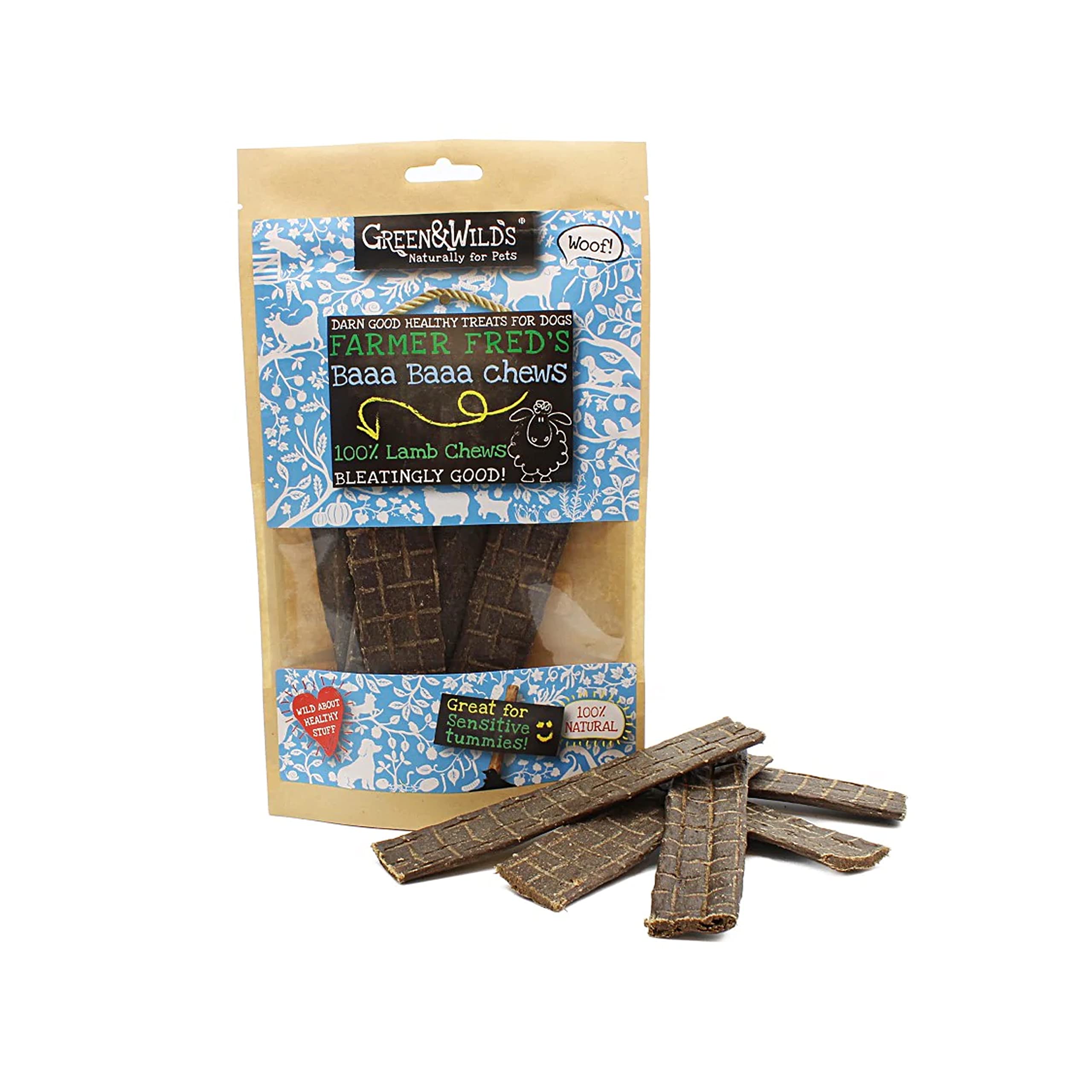 Green & Wilds Eco-Friendly Dog Treats - Baaa Baaa Chews