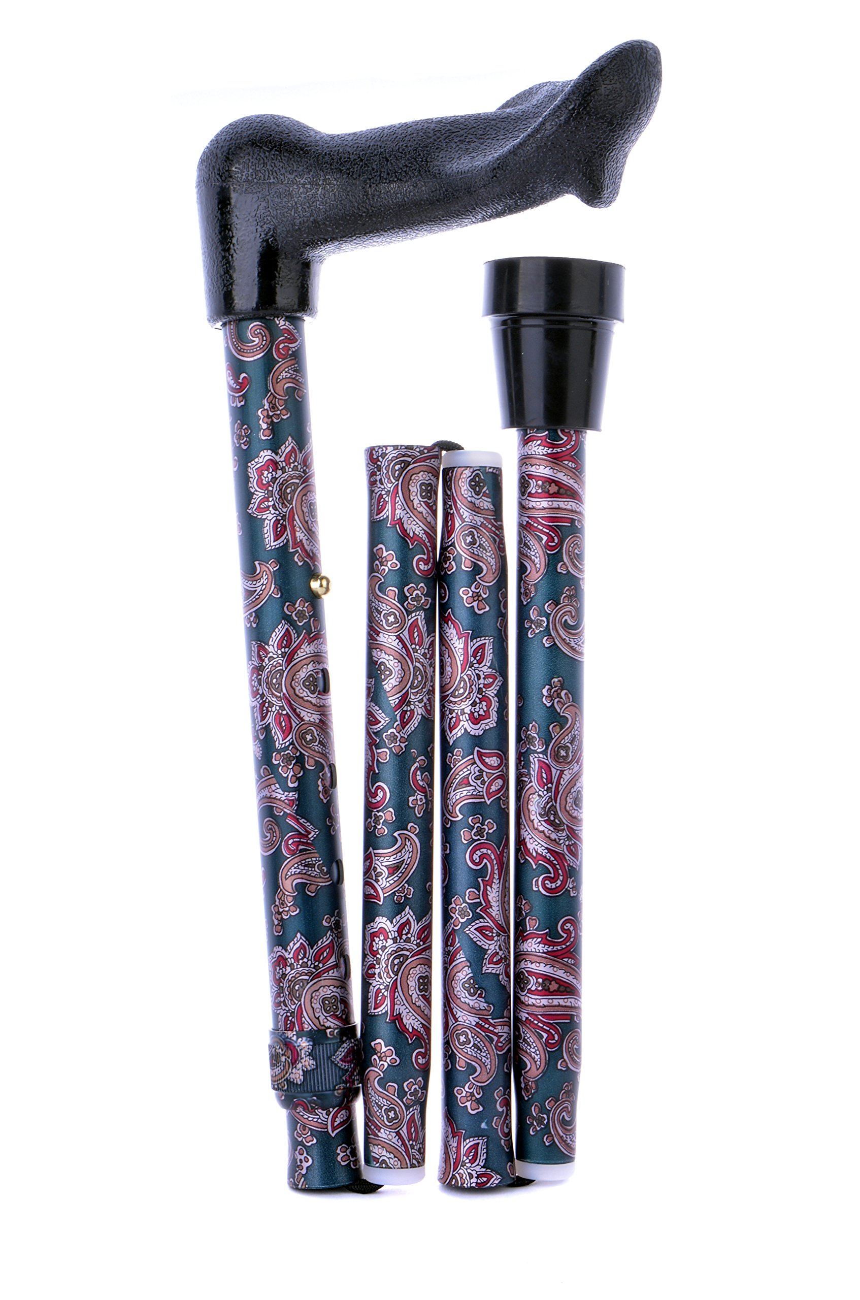 Ability Superstore Fischer Left Handed Grip Cane Paisley