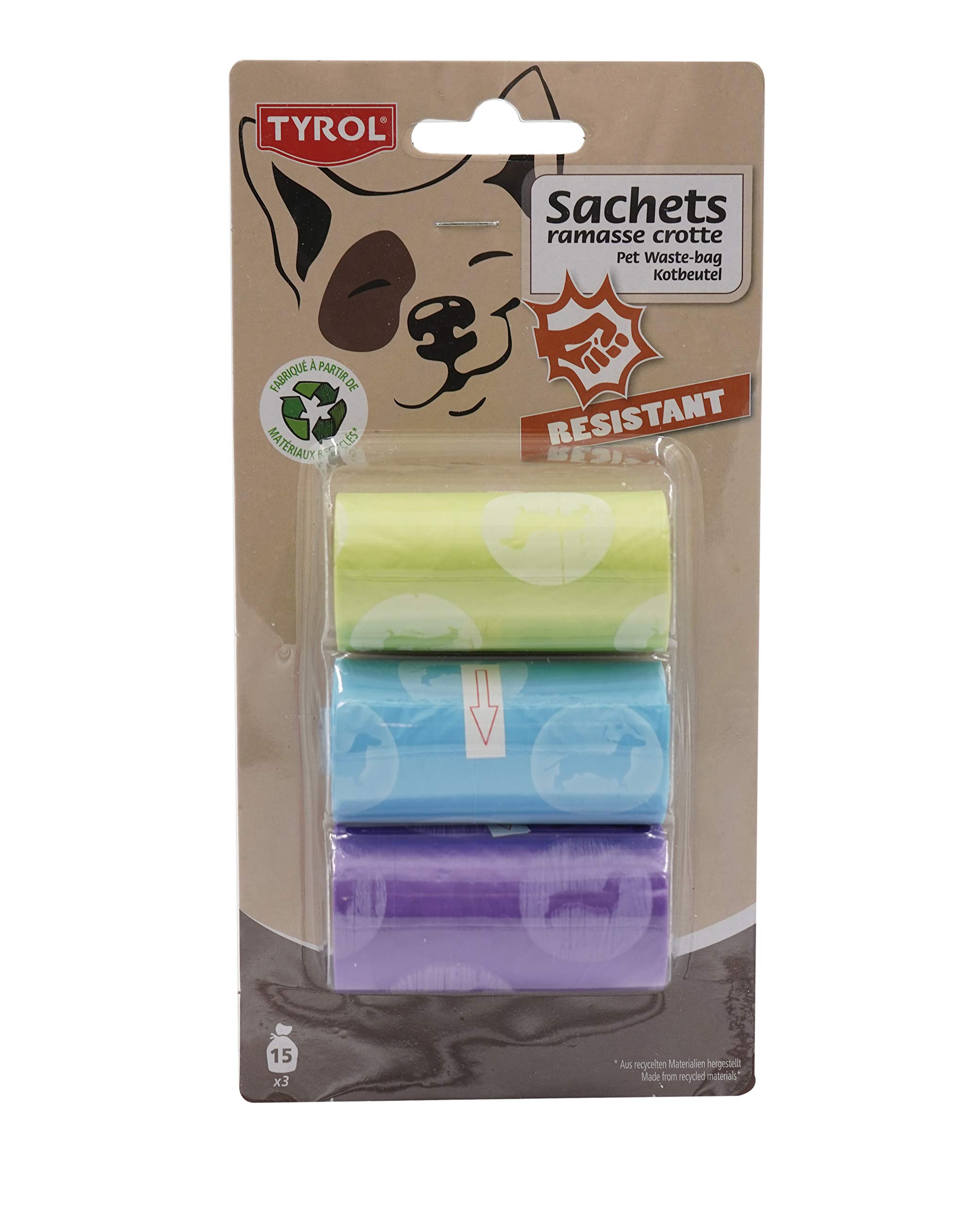 TYROL Rechar. 3 x 15 Poop Bags 1 Unit