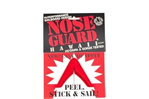 SURFCO HAWAII SurfCo - Windsurf and Sailboard Nose Guard Kit (Available in Black, Red, Silver, and Blue)