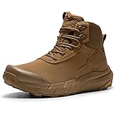 NORTIV 8 Men's Waterproof Military Tactical Work Boots Leather Motorcycle Combat Lightweight Non-Slip Hiking Boots for Men VaporGuard