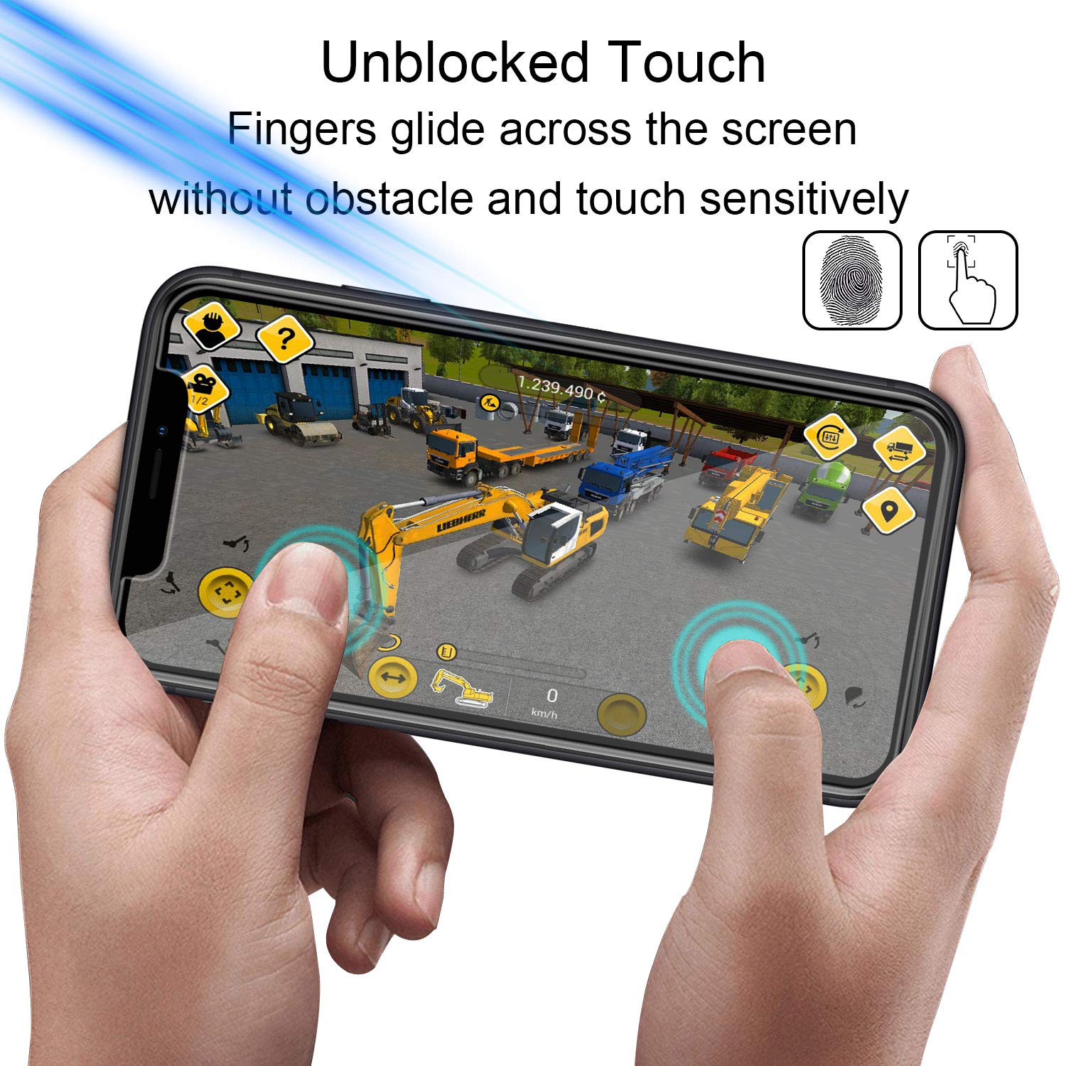 Jakpas Screen Protector for iPhone11,iPhone XR (6.1\'\') Sreen Protector,[3 Pack] Tempered Glass Screen Protector,Bubble Free,Anti-Scratch,High Responsive Work Most Case for iPhone XR (6.1 inch Display)