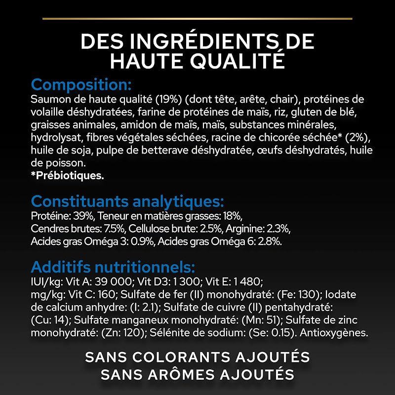 PURINA PRO PLAN | LONGEVIS | Sterilised 7+ | Alimentation complète pour Chat Senior Stérilisé de 7 ans et plus | Pour une vie plus longue en bonne santé | Au Saumon | Croquettes | Sac | 3Kg