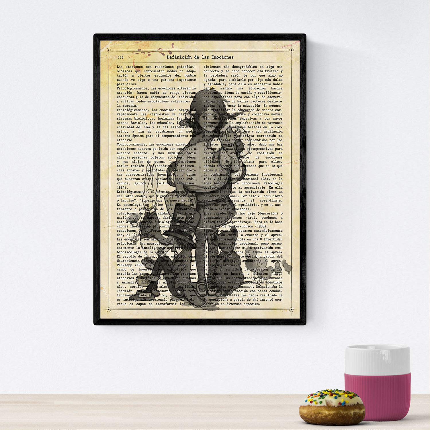 Nacnic Poster Alice and her friends. Sheets of Alice in Wonderland. Designs tales for children. A4 size