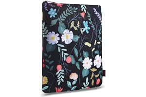Book Sleeve for Book Lovers, Bookish Book Protector, Book Covers for Paperbacks, Washable Fabric, Book Sleeves with Zipper, M