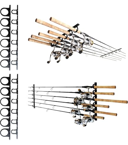 Abu Garcia Horizontal 6 Fishing Rod Rack : Sports & Outdoors