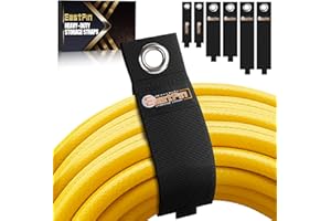 Storage Straps Christmas Stocking Stuffers for Men Gifts Gadgets Tools Extension Cord Organizer(6-Pack) Storage Cable Straps 