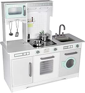 Kledio Cocina de Juguete Grande Niños a Partir de 3 Años, Hecha de