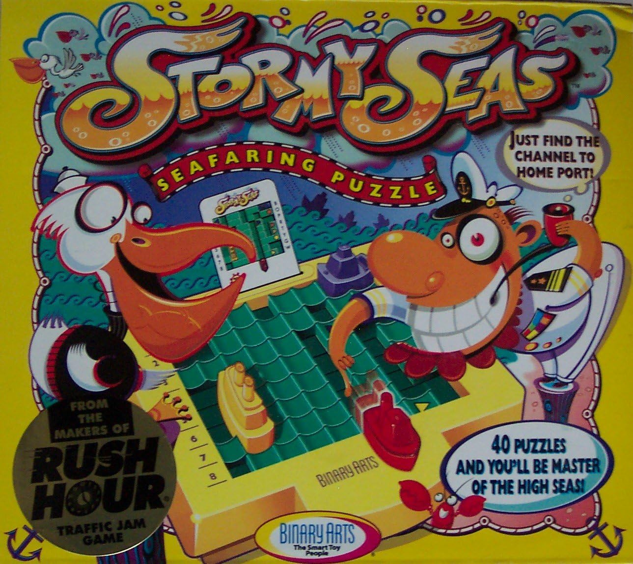 Binary Arts: Stormy Seas: Seafaring Puzzle