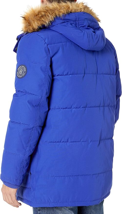 Tommy Hilfiger 汤美费格 男式连帽保暖棉服夹克 2.5折.63海淘转运到手约¥514