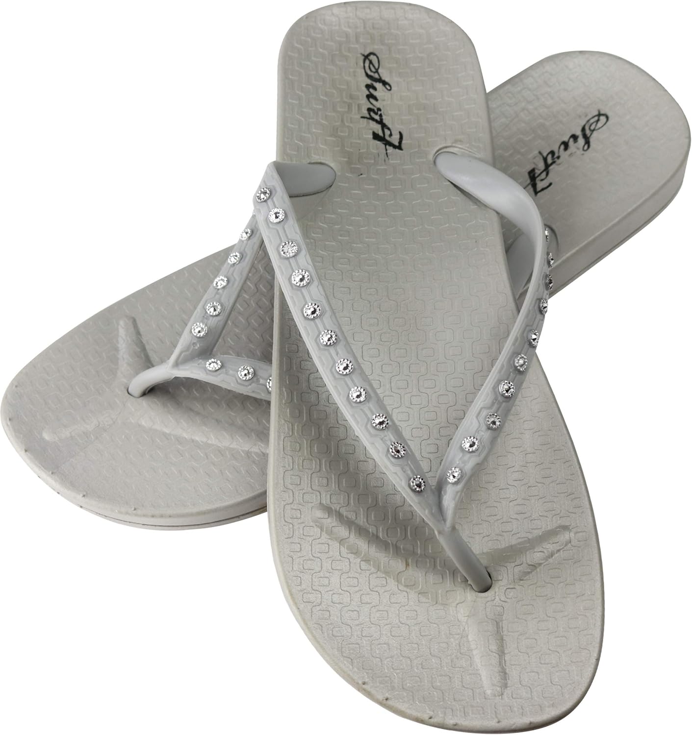 diamond studded flip flops