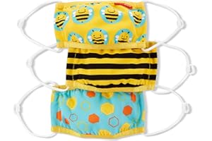 Skip Hop Kid's Face Mask, Zoo Bee, 3pk