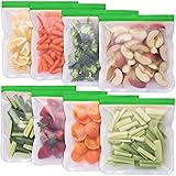 Greenzla Reusable Gallon Freezer Bags - 8 Pack
