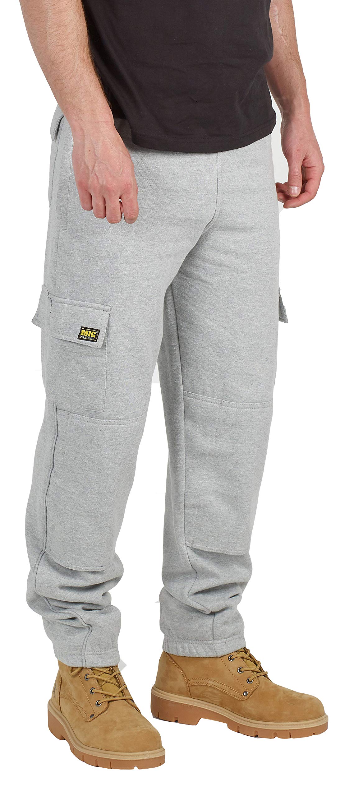 cargo pocket fleece pants