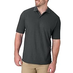 Hanes mens Short Sleeve X-temp W/ Freshiq Polo