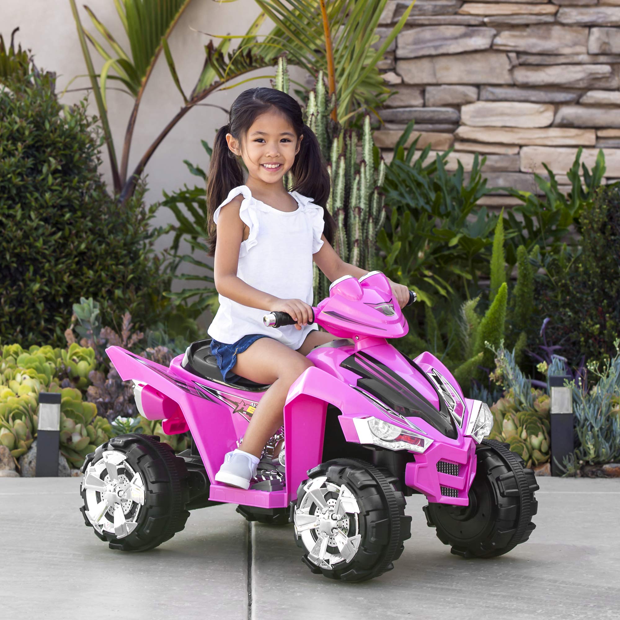 girls ride on quad
