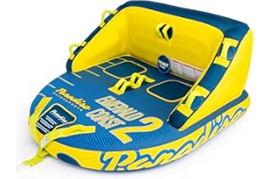 NorEast Outdoors Paradise Water Sports - Emerald Coast Towable Tube for Boating - 1-2 and1-3 Riders