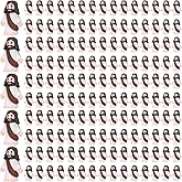Barydat 200 Pack Mini Jesus Figurines Bulk Tiny Jesus Figures Pocket Rubber Toys to Hide and Seek Christ Savior Religious Party Favors for Halloween Church Sunday School Baptism Gifts(Ocher)
