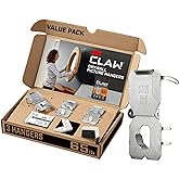 3M CLAW(TM) 65 lb. Drywall Picture Hanger With Spot Markers, Heavyweight Hanging Solution for Room Decor and Office Decor, Including Mirrors or Large Art &ndash; 3 Pack