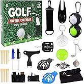 Golf Advent Calendars 2025 for Men Adults, 24-Day Christmas Countdown Calendar Golf Tool Set for Him, Boyfriend, Husband, Men