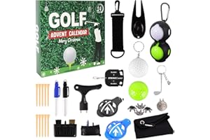 Golf Advent Calendars 2025 for Men Adults, 24-Day Christmas Countdown Calendar Golf Tool Set for Him, Boyfriend, Husband, Men