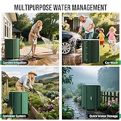 Collapsible Rain Barrel Water Collection System