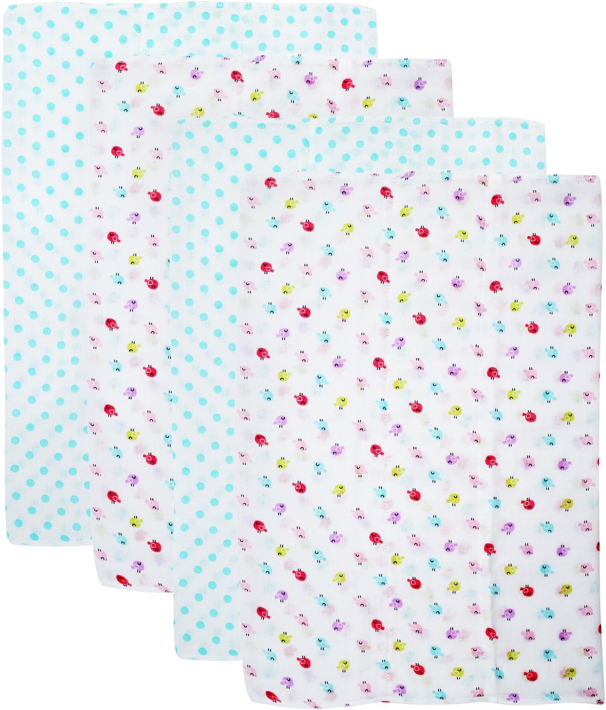 Gerber Prefold Gauze Cloth Diapers, 4 Count, One Size (Birds)