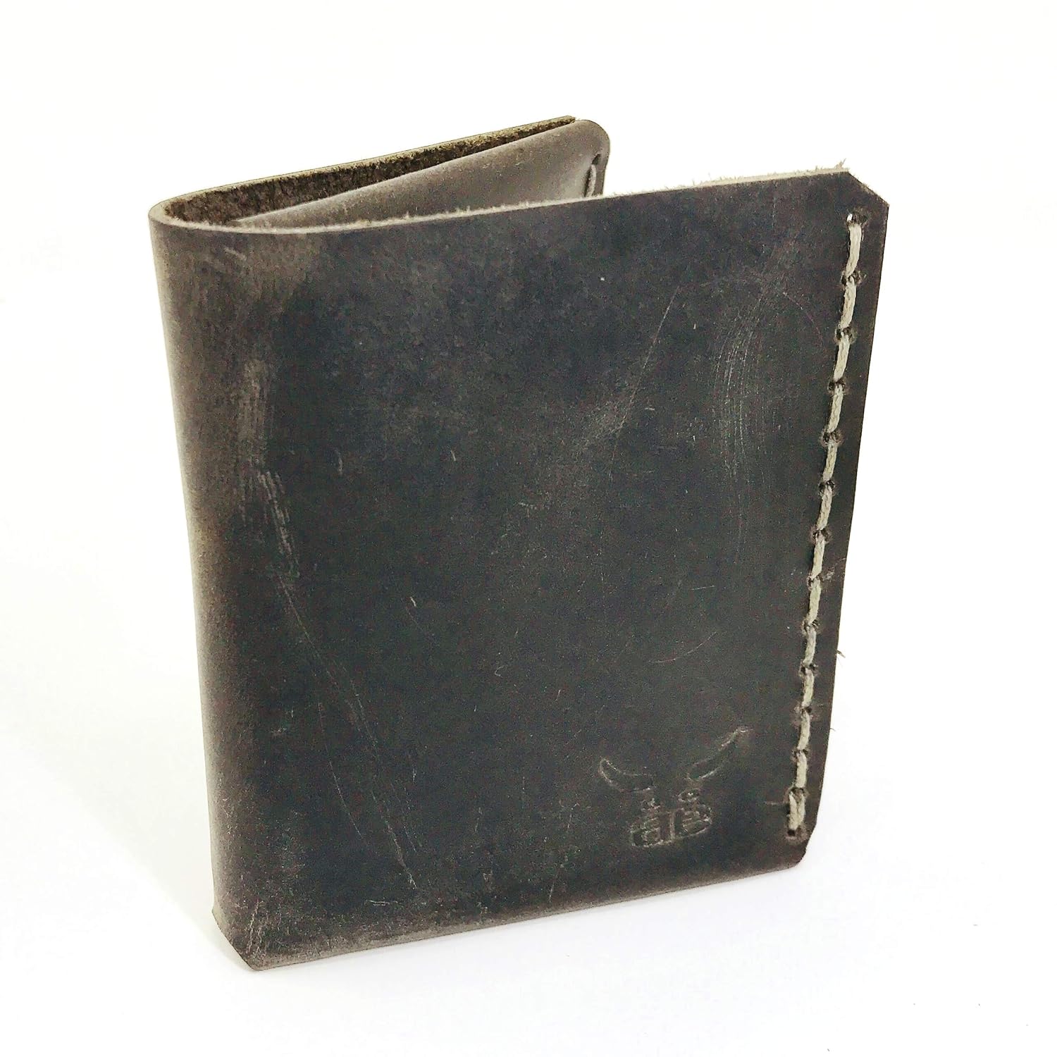 Langlebiger handgenähter kleiner Ledergeldbeutel 