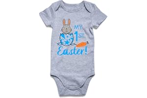 RAISEVERN Baby Boys Girls Clothes Infant Romper Newborn Bodysuits Funny Outfit 0-12 Months